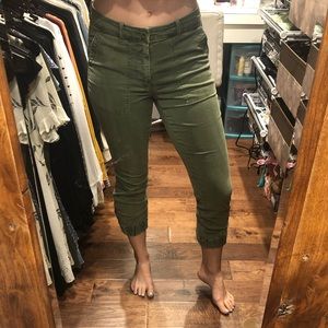J. Crew Olive Green Slim Cargo Jogger Pants Chino